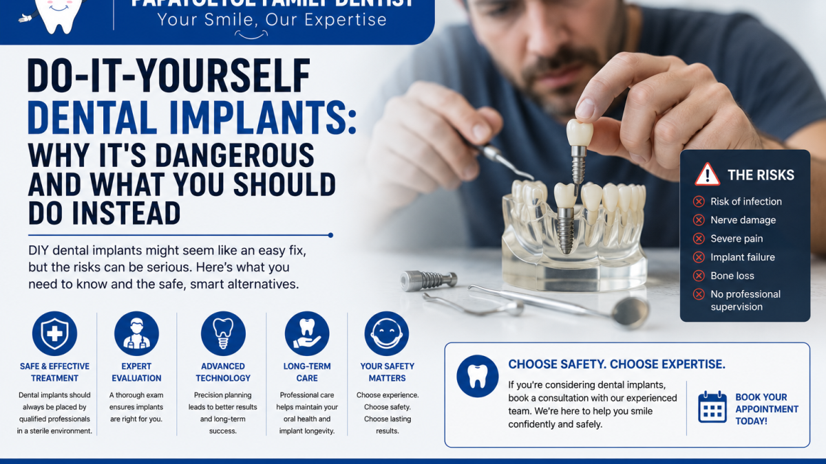 Do-It-Yourself Dental Implants Why It's Dangerous and What You Should Do Instead
