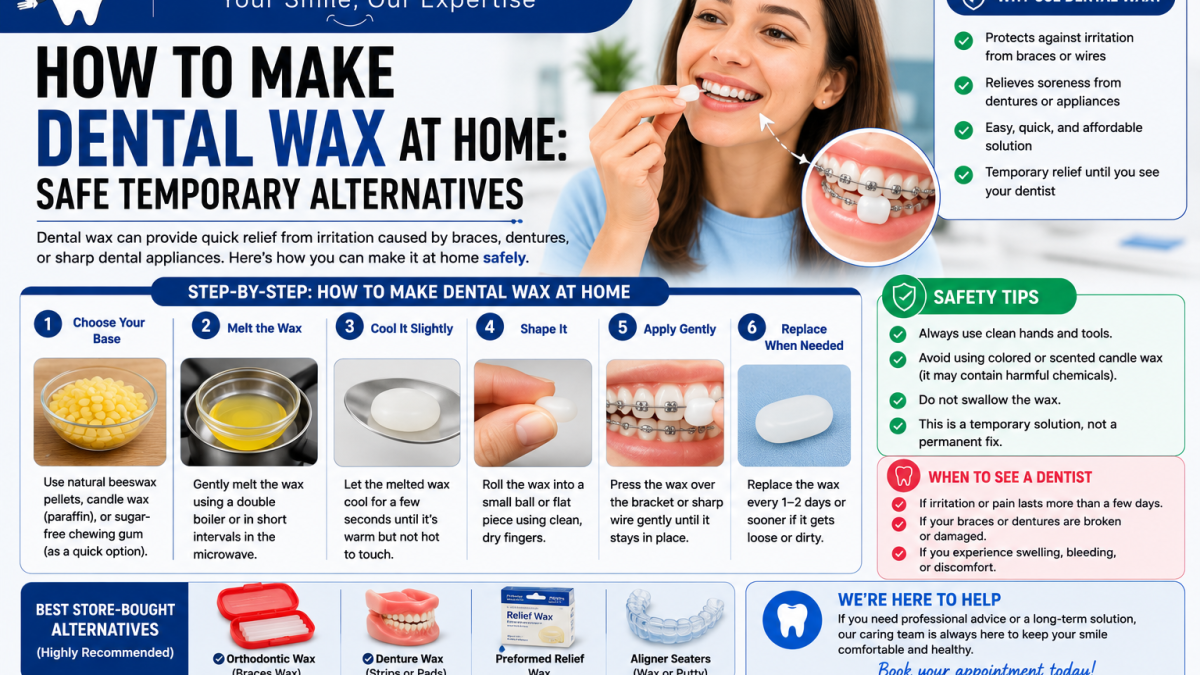 How to Make Dental Wax at Home Safe Temporary Alternatives