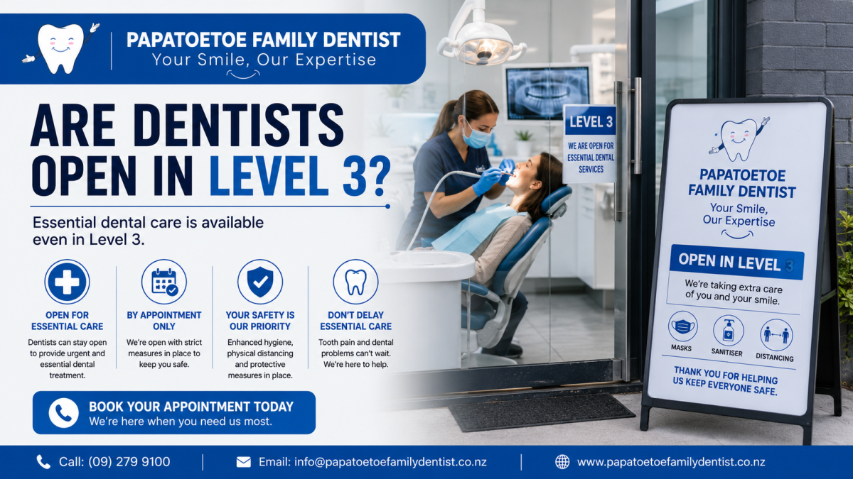 are dentists open in level 3
