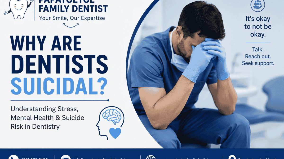 Why Are Dentists Suicidal? Understanding Stress, Mental Health & Suicide Risk in Dentistry