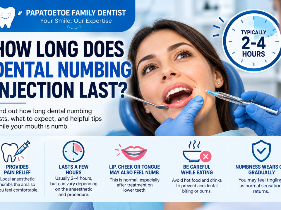 How Long Does Dental Numbing Injection Last