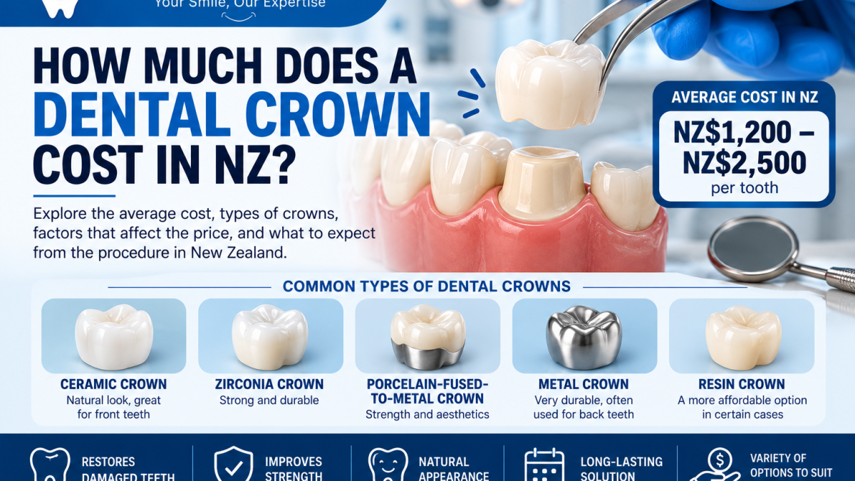 How Much Does a Dental Crown Cost in NZ Papatoetoe Family Dentist
