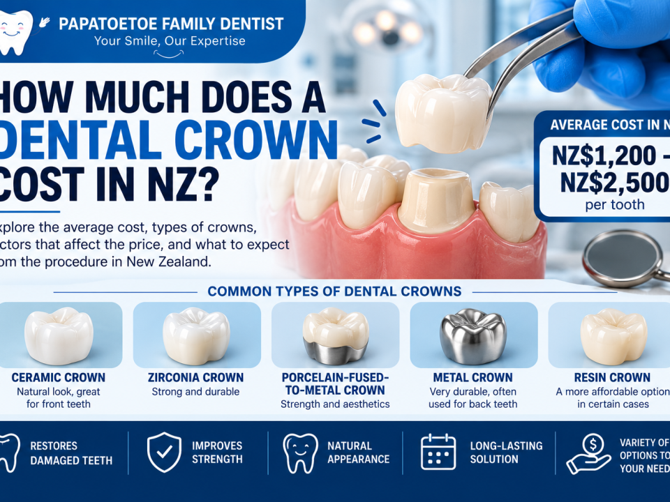 How Much Does a Dental Crown Cost in NZ Papatoetoe Family Dentist